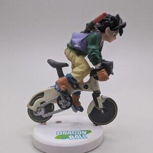 Rare Son Goku Riding Bicycle Bike Cycle Mecha Dragon Ball Figure
